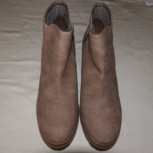 BRAND NEW JELLY POP WOMENS TAN ANKLE BOOTS SIZE 12M - Picture 5 of 7
